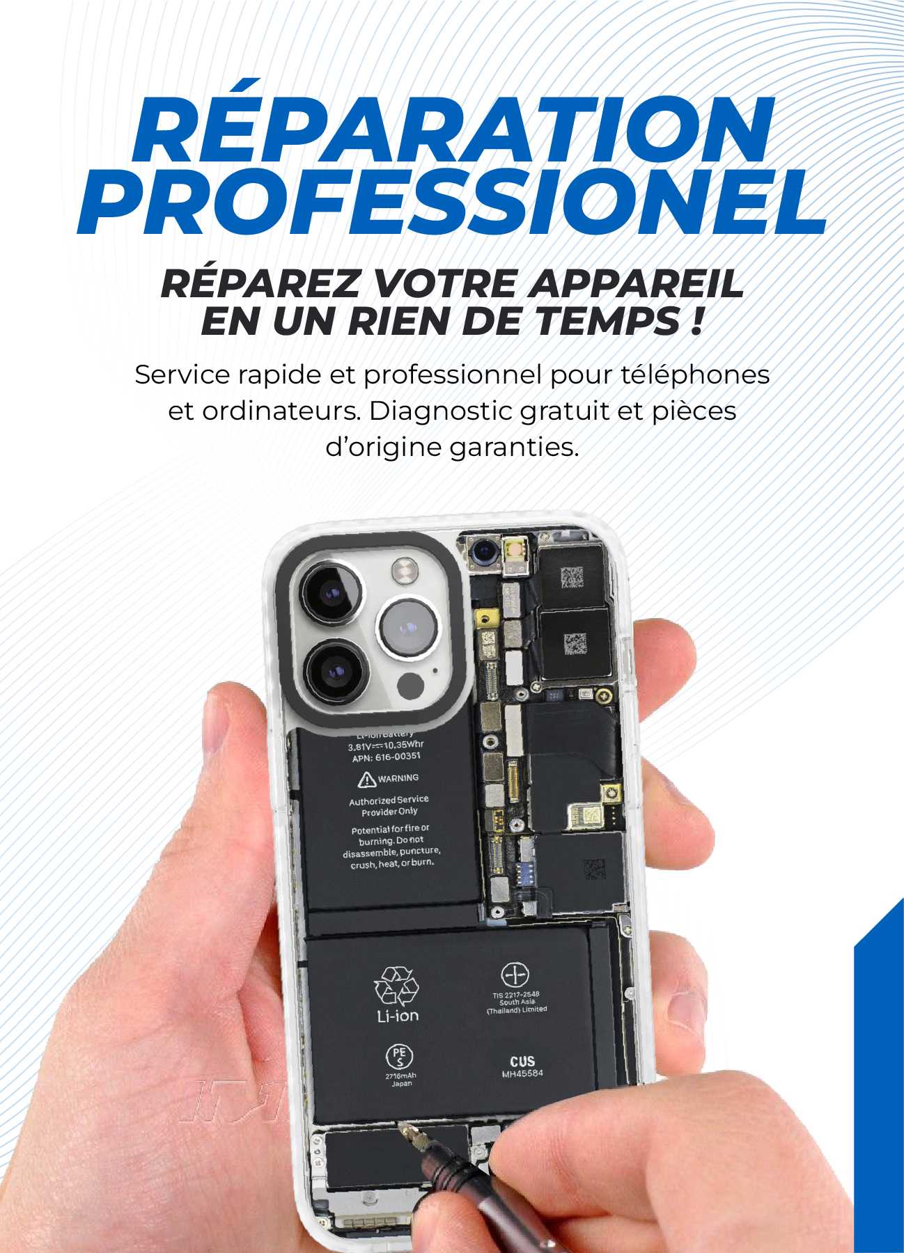 Réparation professionnelle